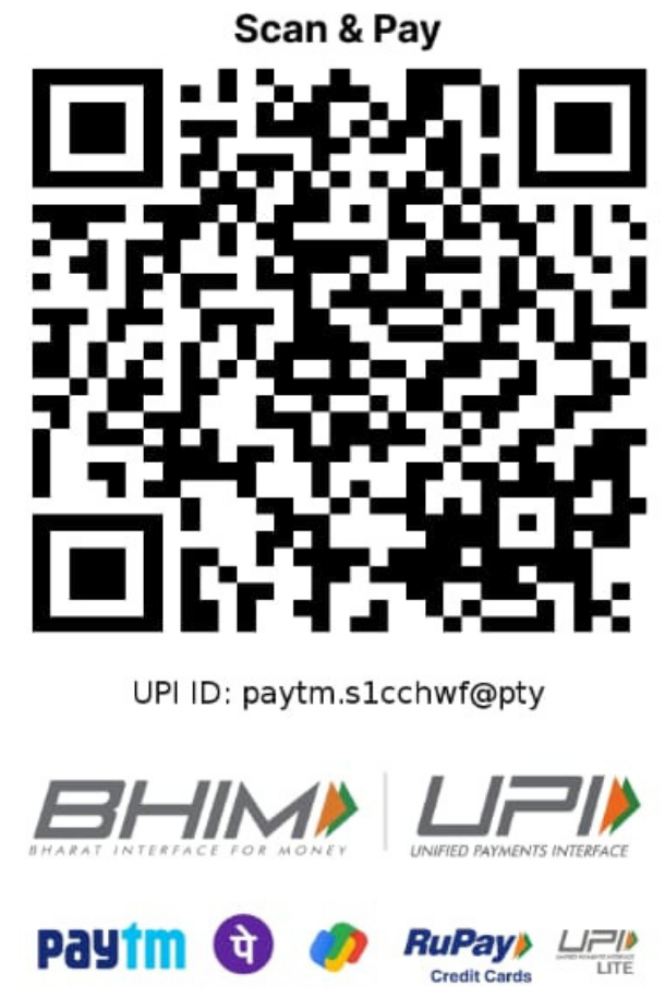 Scan this QR Code with your UPI App to make a payment